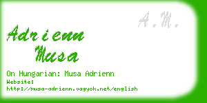 adrienn musa business card